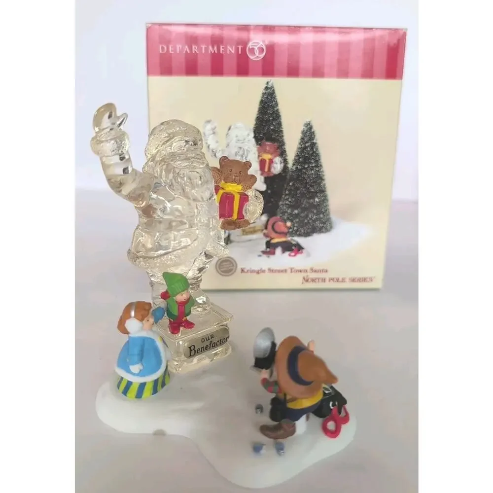 Dept 56 Kringle Street Town‎ Santa Ice Sculpture 56869 North Pole Retired 2004
